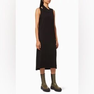 Frankie Shop black asymmetric tank dress